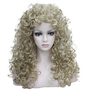 Aimole Synthetic Heat Resistant Hair Long Curly Wigs Cosplay Women Wig (#24-613)