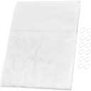 Bath Shower Curtain Thickened Mil Transparent Liner Decorative Curtain for Bathroom Easy to (White)