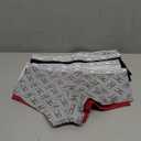 Tommy Hilfiger womens Classic Cotton Boyshort Underwear With Logo Waistband 5-pack, S