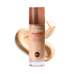MCoBeauty Flawless Glow Luminous Skin Filter - 3 - Light - 4-in-1 Luminous Primer, Foundation Booster & Liquid Highlighter with Squalane - Radiant Glow Complexion Perfector Face Makeup (1 Ounce (Pack of 1))