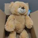 BenBen Teddy Bear Stuffed Animal, 18 inch Brown Stuffed Teddy Bear Plush Toy, Soft Plushies Gifts for Baby Shower, Easter Decorations