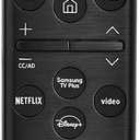 Replacement for Samsung TV Remote, for All 2019-2025 Samsung Remote Control for Smart TV with Voice Control. No Solarcell. (Black)