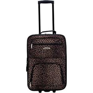 Upright: 20" x 13" x 7.5" (with wheels)
Tote bag: 14"x 11.5"x 5.5"
Inline skate wheels and stability bar
Telescoping handle
Ergonomic padded top and side grip handles
Description
This beautiful deluxe 2-piece expandable luggage set is manufactured wi