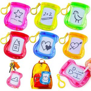 16PCS Mini Magnetic Drawing Board Valentine Party Favors Bulk for Kids 4-8 8-12 Goodie Treat Bag Stuffers Classroom Treasure Chest Carnival Prizes Box Toys Pinata Filler Birthday Return Gifts