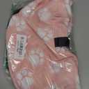 Supet Inflatable Dog Cone Collar Alternative After Surgery, Dog Neck Donut Collar Recovery E Collar, Soft Pet Cone for Small Medium Large Dogs (T Paw Pink)