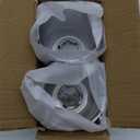 2Pcs 3.74inch Trailer Wheel Center Caps Push Through 3.74" Bore 4.41" Tall for Truck SUV RV Wheel Rim, Chrome Silver Wheel Cover