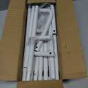 Wedding Sign Holder, Adjustable Welcome to Our Wedding Sign Stand W/Design Bundle & Leather Sign Hanging Straps, Heavy Duty Easel Stand for Sign, Wedding Seating Chart Stand, Easel for Display (White)