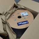 celertec CAT6A Ethernet Cable, 1000ft, 23AWG Solid Bare Copper, UTP Unshielded Twisted Pair, CMR Riser Rated &ETL Listed, 650Mhz/10 Gigabit Network Speed, Bulk Ethernet Cable-Blue