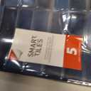 Smart Tiles Peel and Stick backsplash, Stacked Petrol Blue, 11.43"x9"
Pack of 5 (3.5 sq ft), Glossy, Heat/Moisture Resistant, Low VOC, Kitchen/Bathroom, Renter Friendly, Made in Canada