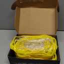 16 Pieces Clear Makeup Bag PVC Zippered Clear Toiletry Carry Pouch Portable Cosmetics Bag Waterproof Makeup Bag Vinyl Plastic Organizer Case for Travel Vacation Bathroom (Yellow-M)