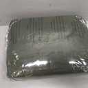 JOLLYVOGUE Olive Green King Comforter Set,3pcs Seersucker Comforters King