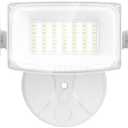 iMaihom 60W Flood Lights Outdoor, 6000LM Super Bright Security Lights Outdoor, IP65 Waterproof Floodlight with 2  Adjustable Heads, 6500K Daylight White Flood Lighting for Yard Garage Patio (White)