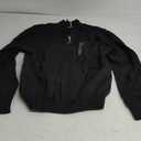Tommy Hilfiger Men's Long Sleeve Cotton Quarter Zip Pullover Sweater (X-Large, Th Deep Black)