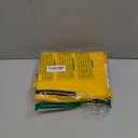 2 Pack Replacement Janitorial Cleaning Cart Bag Zippered Front 24 Gallon Large Capacity Commercial Cleaning Bags for Housekeeping Carts, Yellow, 26.5 x 15.5 x 10.5 Inch