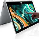 Windows Laptop, 2 in 1 with Touchscreen,11.6 inch FHD Windows 11 Laptops Computer,4GB RAM,256GB SSD Storage,360 Degree Convertible Tablet,Webcam,WiFi,Type-C,Silver