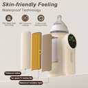 Fast Heating Portable Bottle Warmer for Travel,Monitor Milk Volume,Leak-Proof,Fast Charging&Cordless,Can Use While Charging,Keep Nutrition Bottle Warmer on The Go
