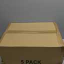 SNSLXH 5 Pack Stackable Closet Storage Basket, Multifunctional & Foldable Closet Organizer for Bathroom Kitchen Laundry Room Wardrobe Storage, Space-Saving Clothes Storage Drawer Organizer, White