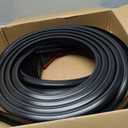 Qagea RV Slide Out Seal Base & D-Seal Wiper | 018-312-EKD & 018-341 EK | 1" x 15/16" x 35' & 1/2' x 2.75' x 35 Black Rubbers