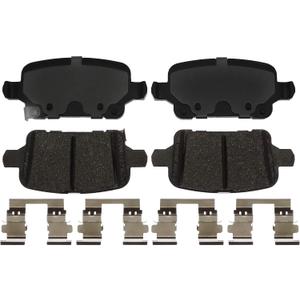 ACDelco Gold 17D1857CH (19365984) Ceramic Rear Disc Brake Pad Set