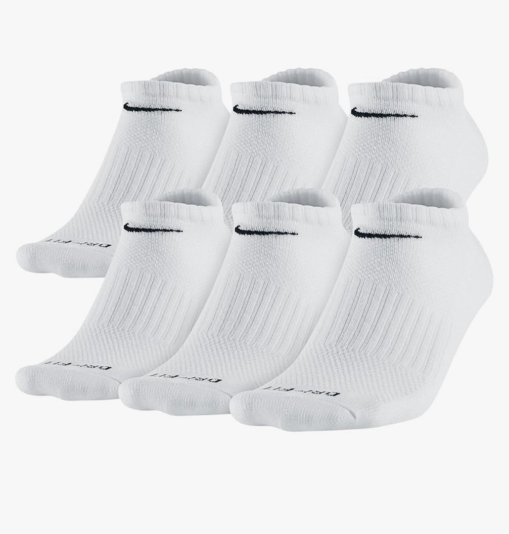 Nike Dry Fit Low Cut (6 Pairs) Unisex Athletic Socks