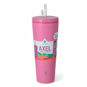 Manna Axel Tumbler & Straw 26oz Purple Stainless Steel New Cup Sealed