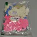 Patimate Gender Reveal Pink and Blue Balloons Set, 50 pcs 12 inch Pastel Blue Pink White Confetti Latex Balloons Kit for Gender Reveal Baby Shower Birthday Party Decorations