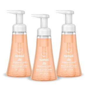 Method Foaming Hand Wash, Sandalwood + Cedar - Leaves Hands Feeling Soft & Clean, Cruelty-Free, for Bathroom & Kitchen, 10 fl oz, 3 pack