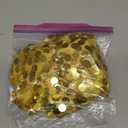 Pufogu 12 x 108 Inch Sequin Table Runner, Gold Glitter Premium Big Sequin Table Runners, Rectangle Table Runner for Halloween, Christmas, Wedding Party, Birthday Party, Banquet Decor (1 Pack).