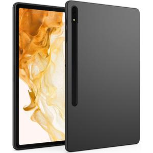 Galaxy Tab S8 Plus (2022),Galaxy Tab S7 Plus Case (2020), Thin and Soft Tablet Protective Cover for Samsung Galaxy Tab S8 Plus/S7 FE/S7 Plus/ S8+/ S7+ 12.4 Inch, Black (Black)