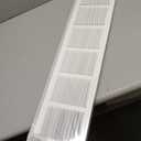 30x6 Baseboard Return Air Grille for 30"Wx6"H Duct Opening, 7/8" Depth