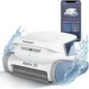 Poolmate Hydro 3S Cordless Robotic Pool Vacuum for Inground Pools, 4 Cleaning Modes, App Control, 300 Mins ECO Mode, Smart Navigation S-Path, 4.1L Large Filter Basket, Ideal for Aboveground Pools (Blue)