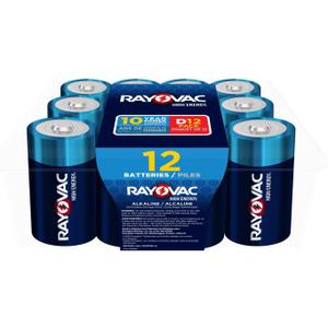 Rayovac High Energy D Batteries (12 Pack), Alkaline D Cell Batteries