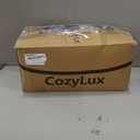 CozyLux Comforter Full Size Set Black, 3 Pieces Solid Lightweight Soft Bed Set for All Season, Luxury Breathable Quilted Style Microfiber Down Alternative Bedding Sets (1 Comforter & 2 Pillowcases)