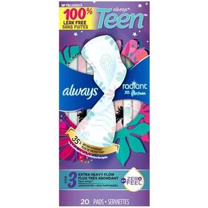 Always Fem Hygiene, Pads, Size 3, Extra Heavy Flow, Flexi-Wings, Unscented, 60 Count Always Fem Hygiene, Pads, Size 3, Extra Heavy Flow, Flexi-Wings, Unscented, 60 Count