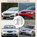 2 x 20pcs Oil Drain Plug Gasket Washer Crush Seal,Car Accessories Oil Plug Gasket,Engine Oil Plug Crush Washers,Aluminum Crush Washer for Oil Change,Car Sealing Gaskets Rings,Replace#94109-14000