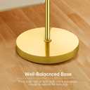 BoostArea Floor Lamp, 12W LED Standing Lamp, 70.1 Tall Lamp, Replacement LED Bulbs, 2700K Warm White, Eye-Caring, Torchiere Floor Lamps for Bedroom, Living Room, Office, Reading