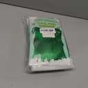 10 Pack 10 Feet Foil Fringe Garland Metallic Tinsel Streamers Banner Wall Hanging Curtain Backdrop for Parade Floats, Bachelorette, Wedding, Birthday, St Patrick Day, Party Decorations (Green)