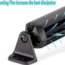 RC Light Bar 25 LED 4.5 Inch Aluminum RC Lights RC Crawler Accessories for Axial SCX10 Traxxas TRX4 TRX4M Arrma Senton Redcat GEN7 1/10 1/18 Scale Rock Crawler Truck RC Car Roof Light Kit