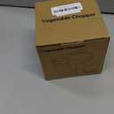 Ourokhome Manual Food Processor Vegetable Chopper, Portable Hand Pull String Garlic Mincer Onion Cutter for Veggies, Ginger, Fruits, Nuts, Herbs, etc., 650ml, Grey (Gray)