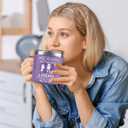 MFGNEH Valentines Day Gifts for Girlfriend Her,Girlfriend Gifts,Birthday Gift for Girlfriends,Anniversary Girlfriends Gift,Christmas for Her,14oz Purple Tumbler Coffee Mug