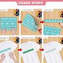 2 Sheets Flower Silkscreen Stencils, Different Peonies Printing Stencils Templates Reusable Self-Adhesive Silk Screen for Painting on Wall Wood T-Shirt Fabric Home Craft Decor