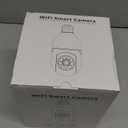 Light Bulb Security Cameras Wireless Outdoor, 5G&2.4GHz 4MP Security Camera 360 PTZ Cameras for Home Security with Color Night Vision, 2 Way Talk, AI Human Detection, Screw in Light Socket, 4Packs (White)