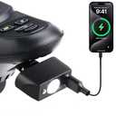 Electric Wheelchair Led Light Power Wheelchair Accessories,3 Pin XLR Head High Brightness Adjustable Angle, Night Lighting Controller for Most Models of Motorized Wheelchair