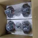 25lbs Adjustable Dumbbells Set, Dumbbells with Anti-Slip Metal Handle for Exercise & Fitness Fast Adjust Weight for Full Body Workout Fitness