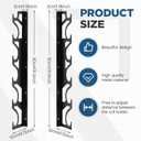 6 Roll Vinyl Roll Holder Adjustable Metal Vinyl Rack Wall Mount for Car Wrap Material Transfer Paper Tape Wallpaper Window Film Garage Workshop, Bracket Only