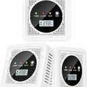 3 Pack, 2-In-1, Smoke Carbon, LCD Digital 3 Scroon, Test Buttan