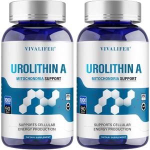Urolithin A Supplement 2000 mg - 240 Capsules Powerful Antioxidant Protection, Promoting Healthy Aging & Mitochondrial Health and Cell Repair Support for Men & Women Urolithin A Supplement 2000 mg - 240 Capsules Powerful Antioxidant Protection, Promoting Healthy Aging & Mitochondrial Health and Cell Repair Support for Men & Women