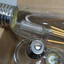 8 Pack 2700K Soft White LED Edison Bulbs 40W Equivalent, Clear ST19/ST58 Vintage 4W LED Light Bulbs for Ceiling Lights, 90 CRI, 450LM, E26 Base, Non-Dimmable