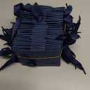 driew Small Gift Bags with Cotton Handles, 4.02"x2.76"x4.49" Mini Gift Bags with Handles in Bulk for Birthday Party Favors Wedding Shopping Business Grocery Retail (Navy Blue)