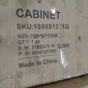 Offex 46" L Modern Computer Desk - Grey with A Storage Cabinet